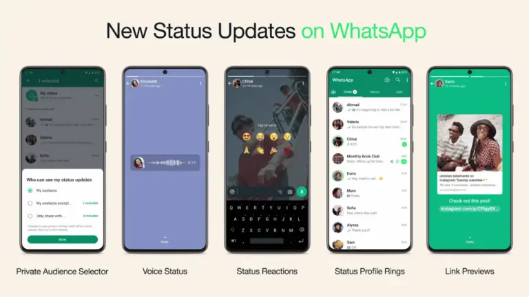 Status Changes in Beta Update of WhatsApp