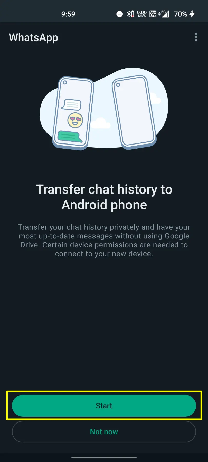 Transfer WhatsApp Chats to New Phone without Google Drive S4