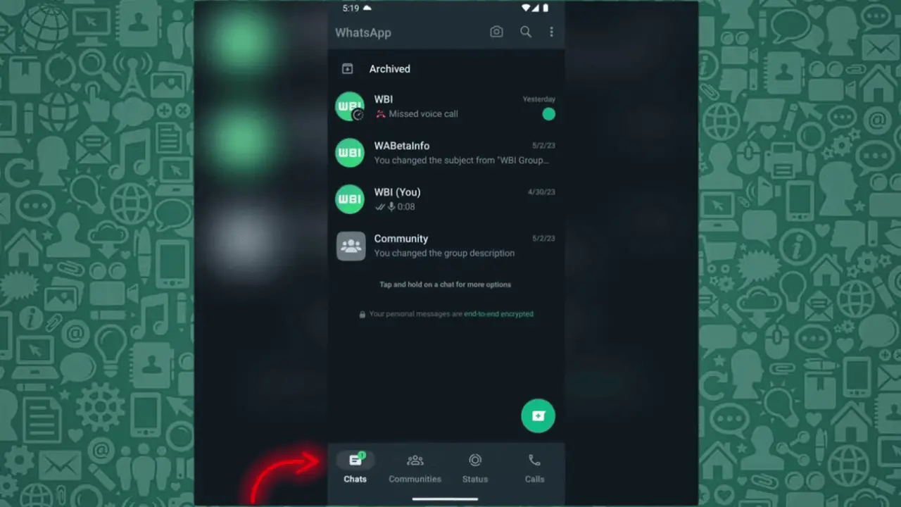WhatsApp Beta Update UI Changes